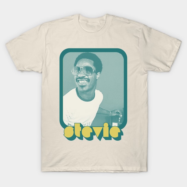 Stevie Wonder /// Retro Aesthetic Fan Design T-Shirt by DankFutura